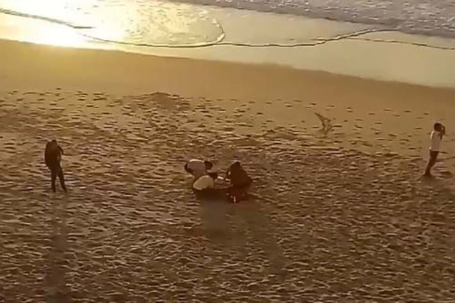 Resgate na Praia da Vieira, Marinha Grande