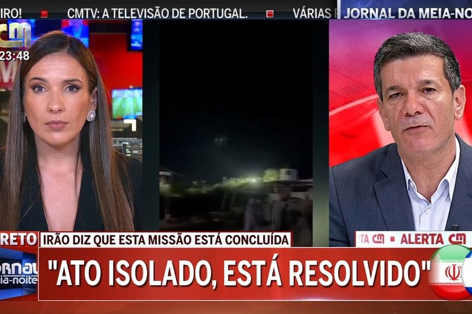 CMTV líder no dia do ataque a Israel