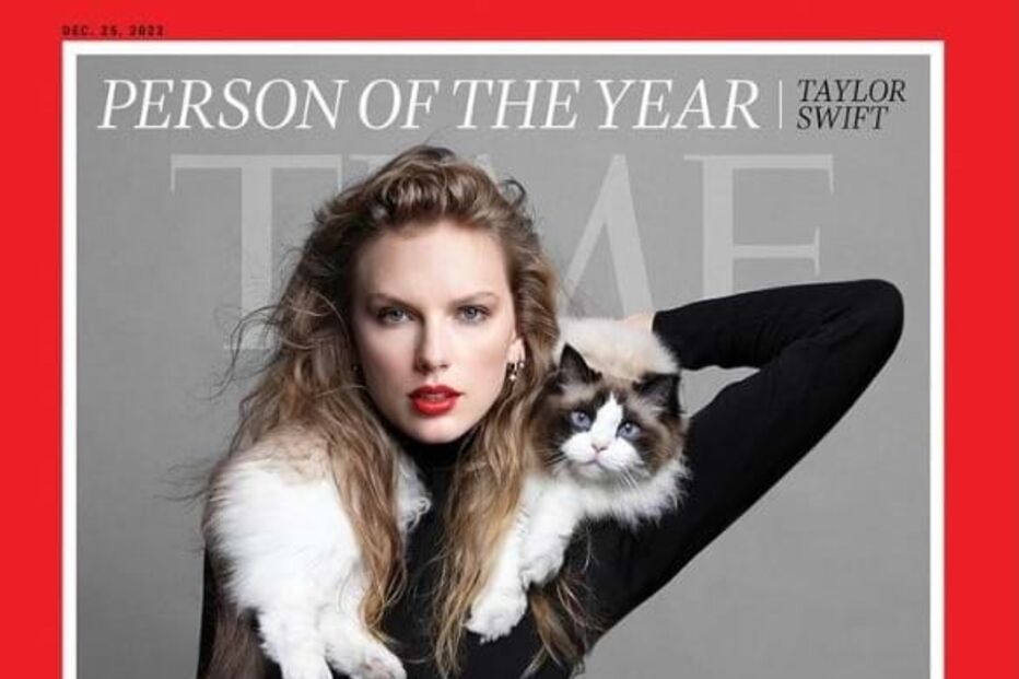 Taylor Swift na capa da 'Time' com Benjamin Button