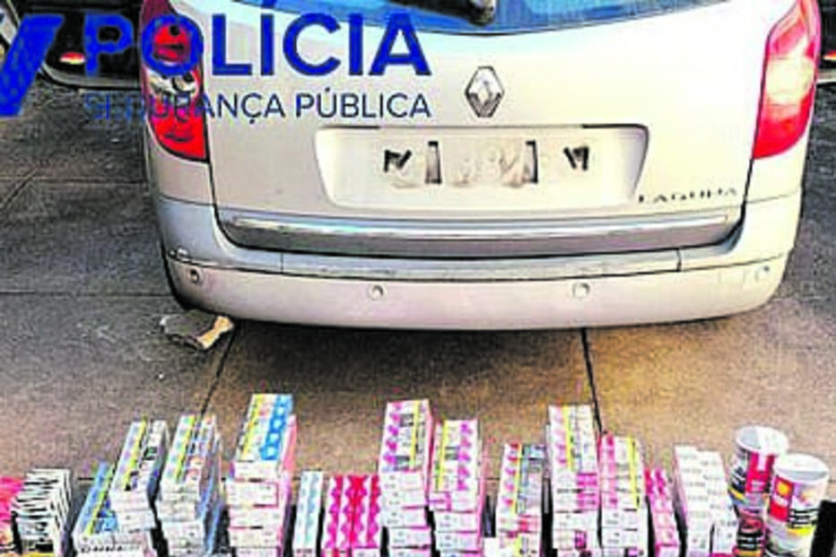 Material apreendido pela PSP