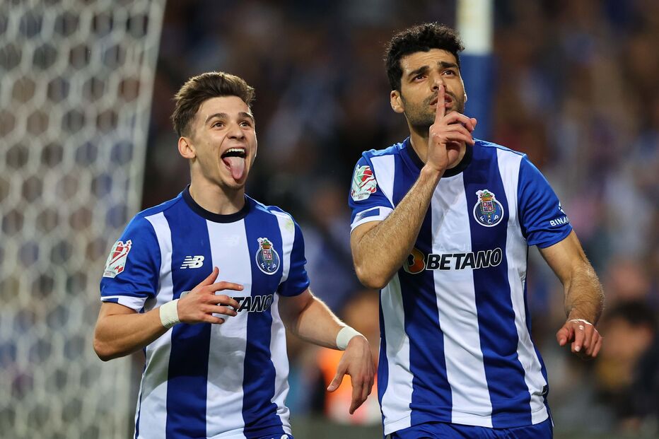 Francisco Conceição e Mehdi Taremi - ambos marcaram pelo FC Porto frente ao V. Guimarães