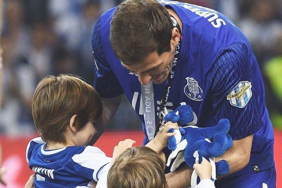 Iker Casillas e os filhos
