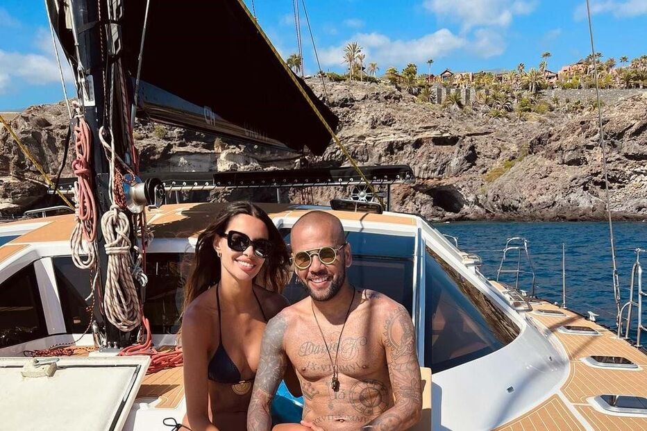 Dani Alves e Joana Sanz
