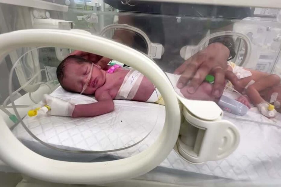 Bebé retirada com vida do ventre da mãe morta em ataque israelita em Gaza