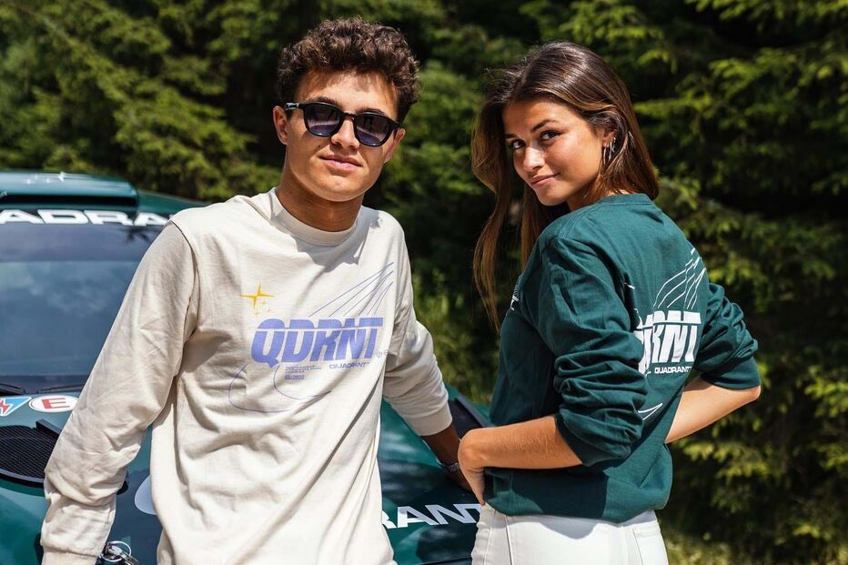 Lando Norris e Luisinha Oliveira