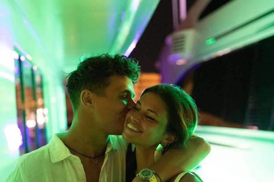 Lando Norris e Luisinha Oliveira