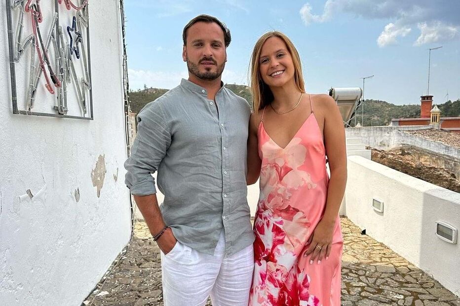 Miguel Vicente com a irmã Emília