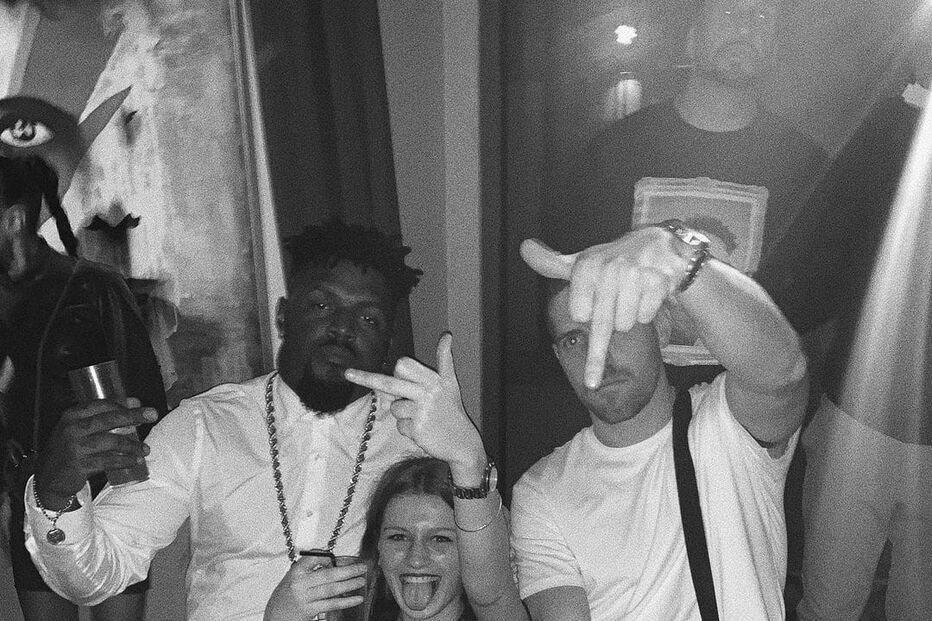 Margarida Castro, com Plutónio e o cantor Richie Campbell