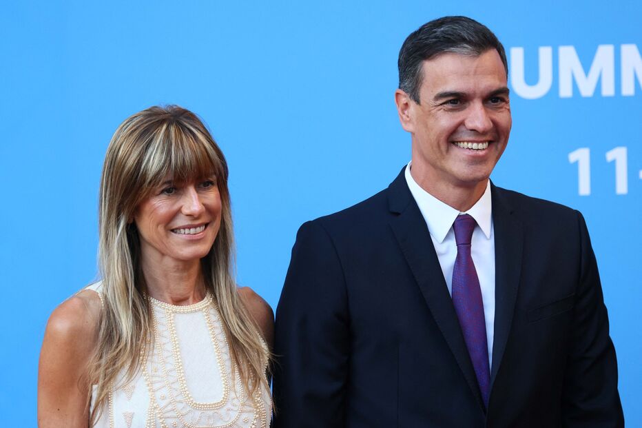 Pedro Sánchez e Begoña Gómez