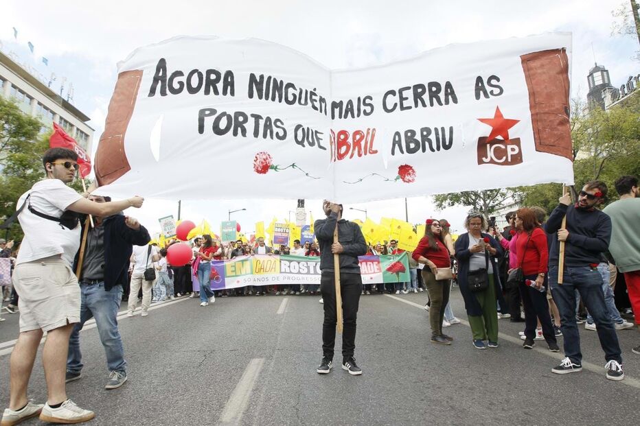Manifestação do 25 de Abril