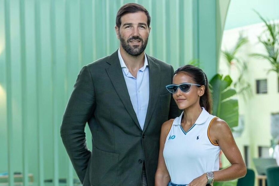 Carolina Patrocínio com o marido, Gonçalo Uva