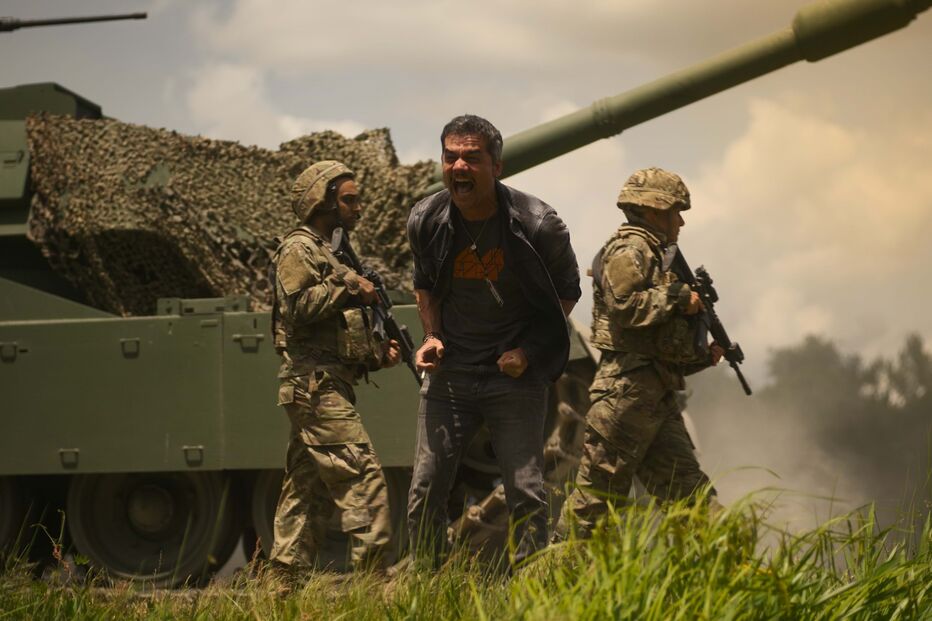 Wagner Moura no filme 'Guerra Civil'