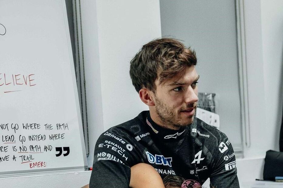 Francisca Cequeira Gomes e Pierre Gasly