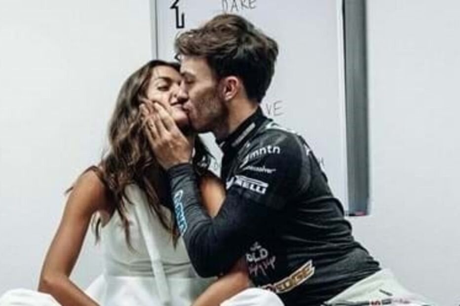 Francisca Cequeira Gomes e Pierre Gasly