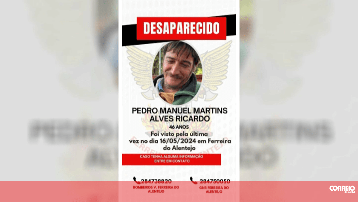 GNR e bombeiros procuram homem de 46 anos desaparecido em Ferreira do Alentejo