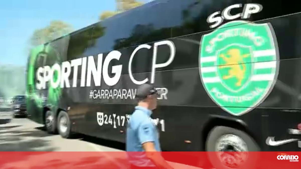 Sporting chega ao Jamor para a final da Taça de Portugal