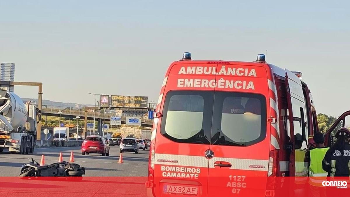 Motociclista ferido em colisão protegido por outros condutores no IP7 – Portugal