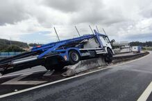 Camião despista-se em Santa Maria da Feira