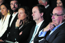 Octávio Ribeiro, administrador da Medialivre, Miguel Marques, gestor, e Ana Dias, administradora financeira 