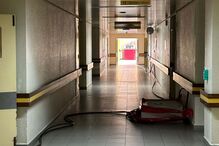 Hospital de Ponta Delgada após incêndio 