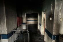 Hospital de Ponta Delgada após incêndio 