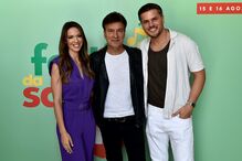 Ágata Rodrigues com Tony e Mickael