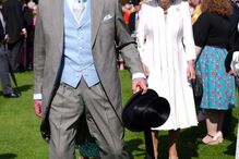 Carlos III e Camila na Royal Garden Party, no Palácio de Buckingham, em Londres
