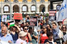 Milhares manifestam-se em Lisboa em defesa da Palestina e contra genocídio 