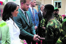 Príncipe Harry e Meghan Markle estão na Nigéria 