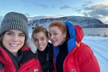 Sarah Ferguson com as filhas