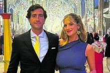 Júlia Palha com o namorado