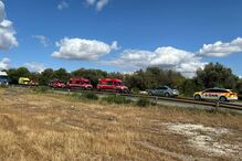 Despiste de carro faz três feridos na EN4 junto a Estremoz