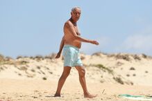 Marcelo Rebelo de Sousa na praia
