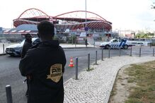 Além da polícia, também segurança privada monitorizou o Estádio da Luz e zonas adjacentes