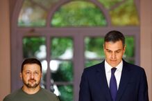 Volodymyr Zelensky e Pedro Sánchez assinam acordo para apoio militar sem precedentes