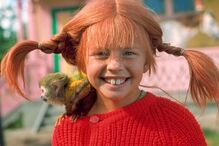  Inger Nilsson em personagem Pipi das Meias Altas