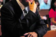 Marcelo é presença assídua na missa