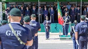  72 militares da GNR louvados por ficarem bem em parada militar
