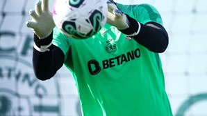 Terceiro guarda-redes do Sporting prepara estreia de olho na Taça de Portugal