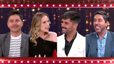 Comentadores do ‘'Noite das Estrelas' reagem a resposta de namorado de Merche Romero às polémicas do relacionamento