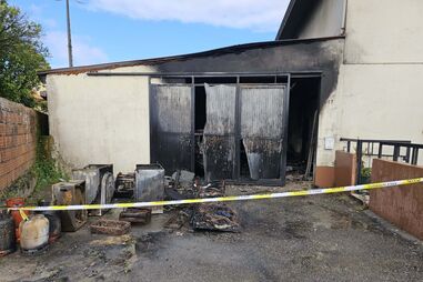 Avô descreve pânico em incêndio que feriu neta em Ovar