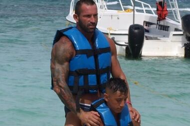 Marco 'Orelhas' e o filho Renato