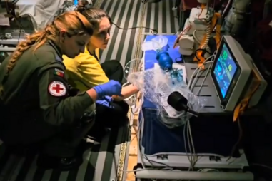 Força Aérea transporta mais dois recém-nascidos dos Açores 