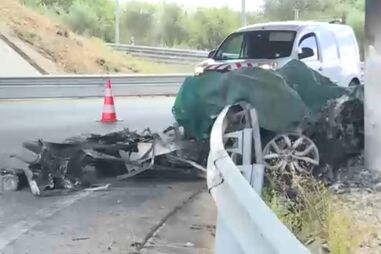Homem morre carbonizado após incêndio no carro em Almancil