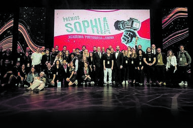 Os distinguidos no palco do Casino Estoril 