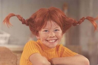  Inger Nilsson em personagem Pipi das Meias Altas