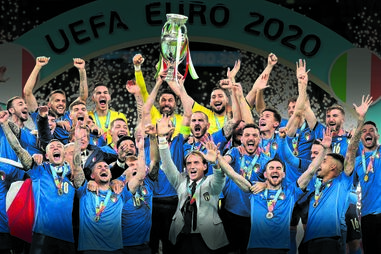 Seleção de Itália venceu o último Europeu, realizado em 2021