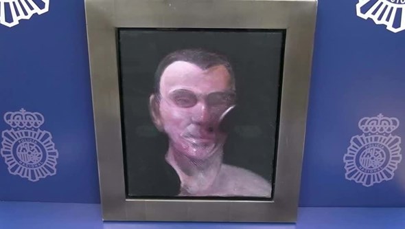Polícia espanhola recupera mais um dos cinco quadros do artista Francis Bacon roubados em 2015