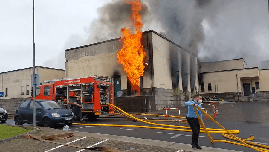 Incêndio em Hospital em Ponta Delgada	