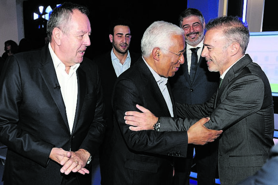 Luís Santana, António Costa e Pedro Duarte